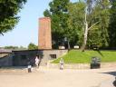 Het crematorium in Auschwitz, ook wel gebruikt als gaskamer